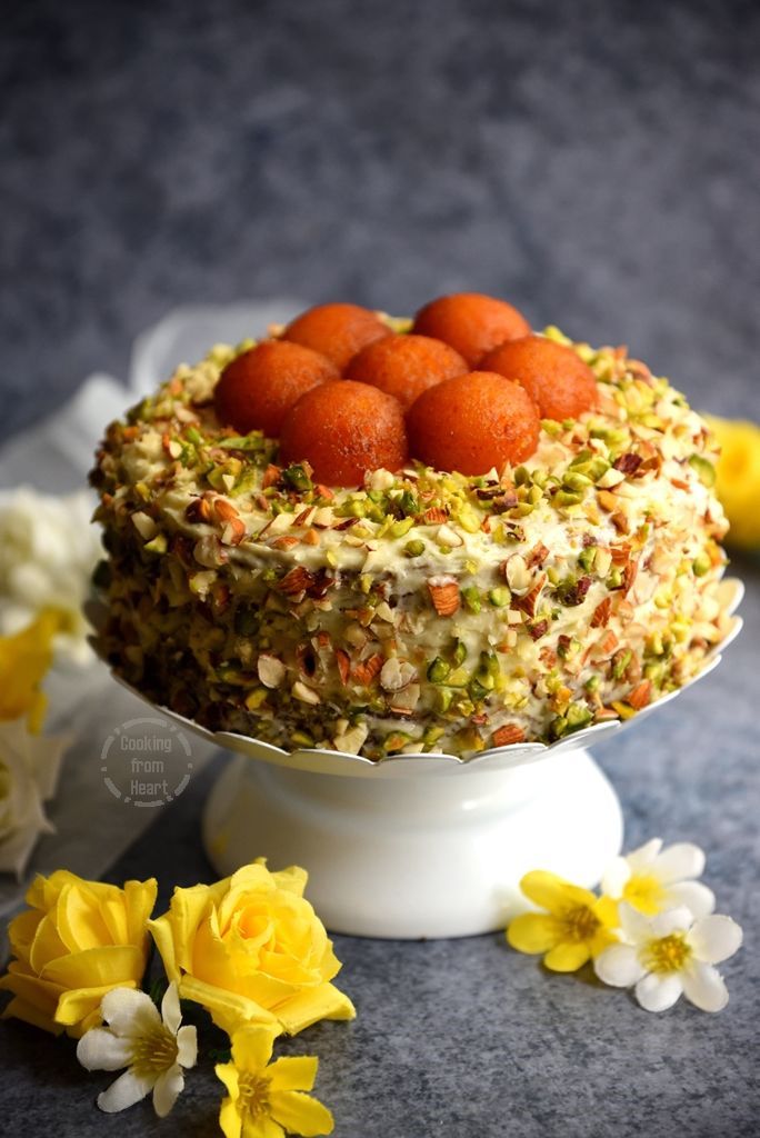 Gulab Jamun Cake