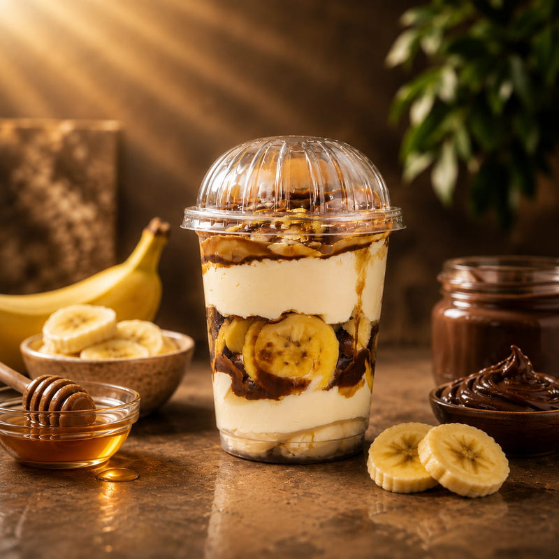 Banana hony nutella bliss cake