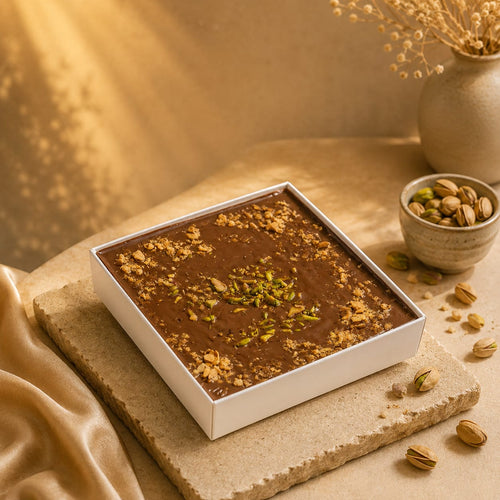 kunafa cake with nutella